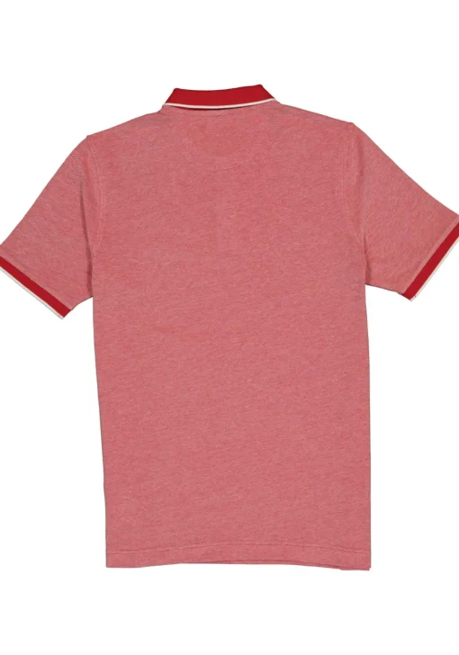 MARVELIS modern fit poloshirt, rood melange