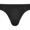 Mey Casual Cotton high-leg briefs (1-pack), heren slip hoge beenuitsnijding, zwart