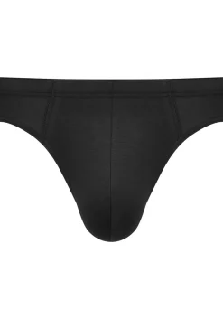 Mey Casual Cotton high-leg briefs (1-pack), heren slip hoge beenuitsnijding, zwart