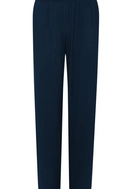 Mey heren pyjama Bennison, blauw heel fijn gestreept
