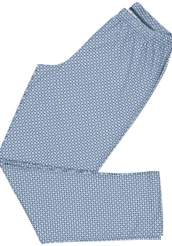 Mey heren pyjama Clyde, blauw dessin
