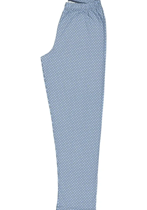 Mey heren pyjama Clyde, blauw dessin