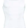 Mey Noblesse athletic shirt (1-pack), heren singlet fijn rib, wit