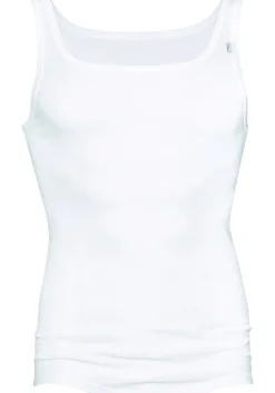 Mey Noblesse athletic shirt (1-pack), heren singlet fijn rib, wit