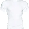 Mey Noblesse Olympia shirt (1-pack), heren T-shirt hoge O-hals fijnrib, wit