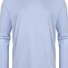 Mey pyjamashirt lange mouw, Springvale, lichtblauw