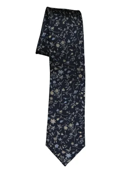 Michaelis stropdas, blauw dessin