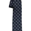 Michaelis stropdas, blauw dessin