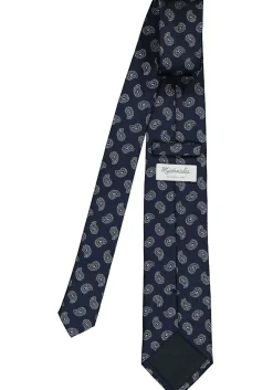 Michaelis stropdas, blauw dessin