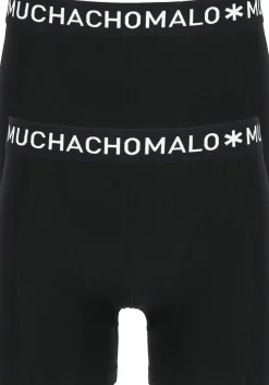 Muchachomalo boxershorts (2-pack), heren boxers normale lengte, zwart