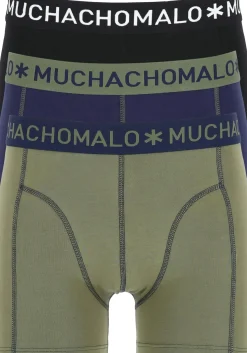 Muchachomalo boxershorts, 3-pack, blauw, groen, zwart