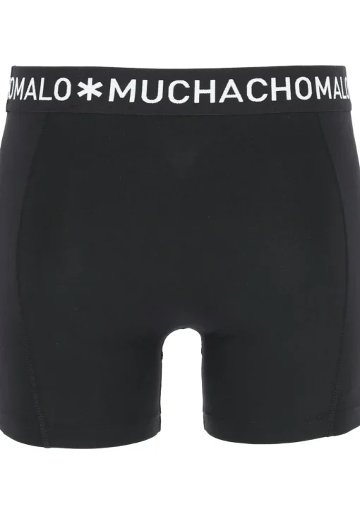 Muchachomalo boxershorts (3-pack), heren boxers normale lengte, zwart