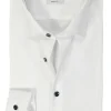 OLYMP Level 5 body fit overhemd, twill, wit