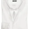 OLYMP Level 5 body fit overhemd, wit met button-down kraag