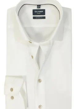 OLYMP modern fit overhemd, popeline, beige