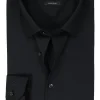 OLYMP No. Six super slim fit overhemd, zwart