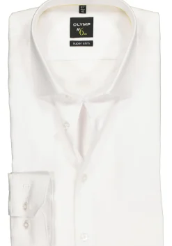 OLYMP No. Six super slim fit overhemd, wit twill