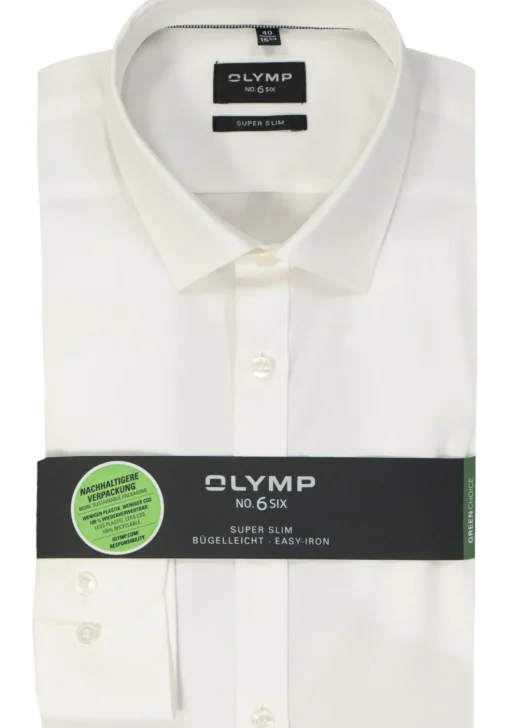 OLYMP No. Six super slim fit overhemd, beige