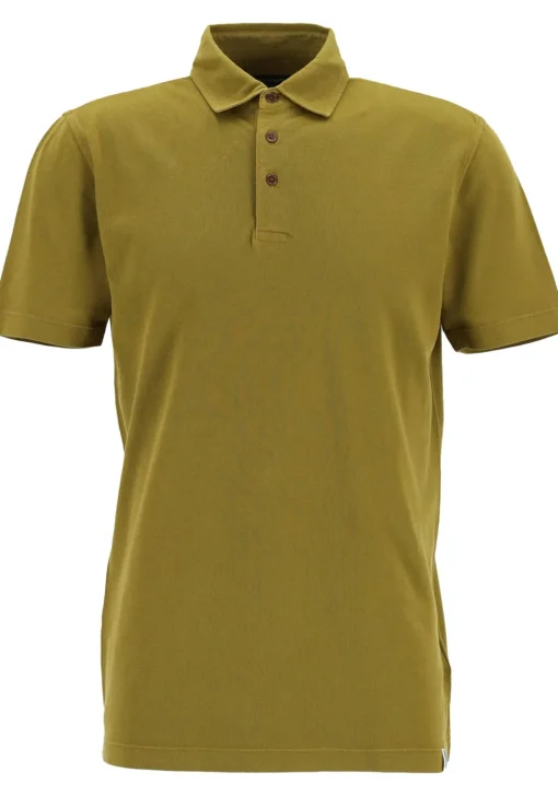 OLYMP Polo Casual, modern fit polo, olijfgroen