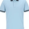 OLYMP Polo Casual, modern fit polo, lichtblauw