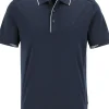 OLYMP Polo Casual, modern fit polo, marine blauw