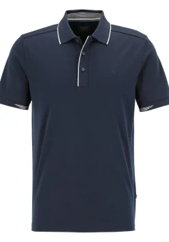 OLYMP Polo Casual, modern fit polo, marine blauw
