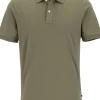 OLYMP Polo Casual, modern fit polo, olijfgroen