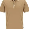 OLYMP Polo Casual, modern fit polo, caramel