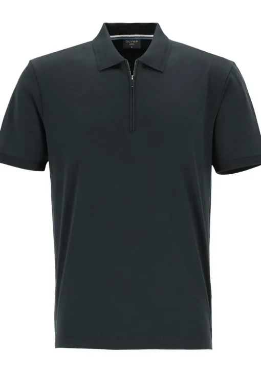 OLYMP Polo Casual, modern fit polo, grijs