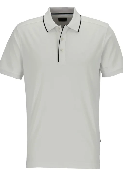 OLYMP Polo Casual, modern fit polo, wit