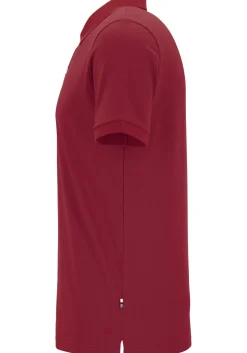 OLYMP Polo Casual, modern fit polo, donkerrood