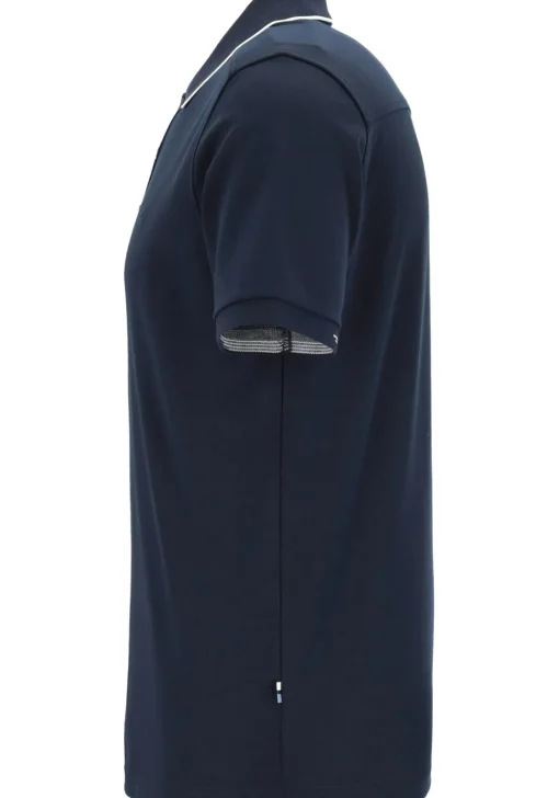 OLYMP Polo Casual, modern fit polo, marine blauw