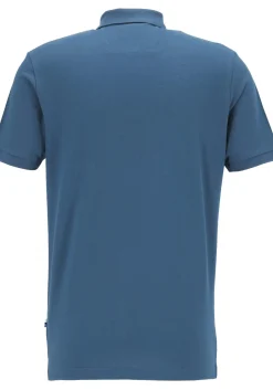 OLYMP Polo Casual, modern fit polo, rookblauw