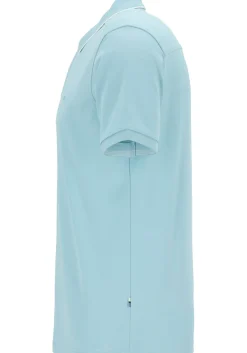 OLYMP Polo Casual, modern fit polo, lichtblauw