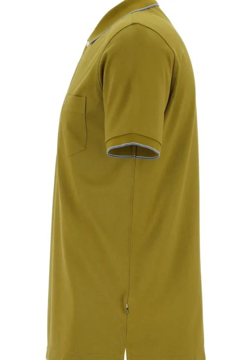 OLYMP Polo Casual, modern fit polo, olijfgroen
