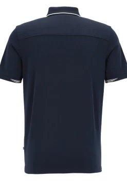 OLYMP Polo Casual, modern fit polo, marine blauw