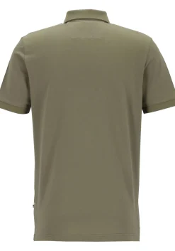 OLYMP Polo Casual, modern fit polo, olijfgroen