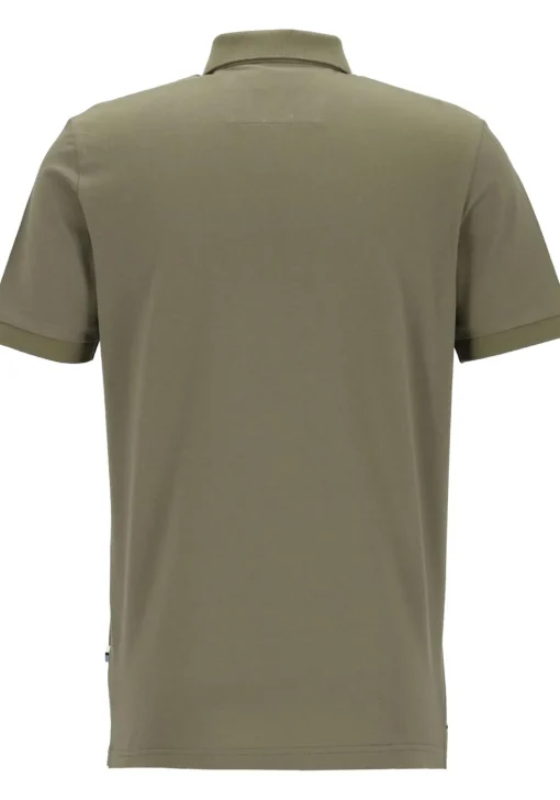 OLYMP Polo Casual, modern fit polo, olijfgroen