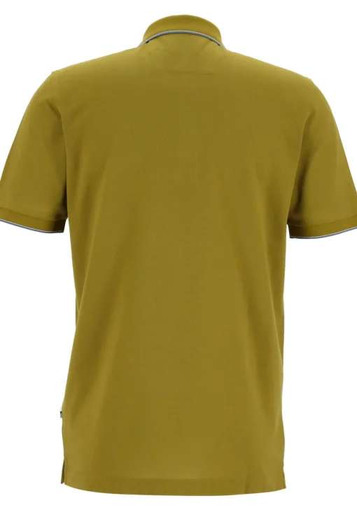 OLYMP Polo Casual, modern fit polo, olijfgroen