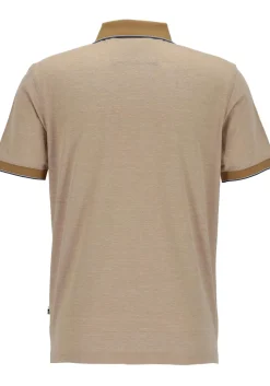 OLYMP Polo Casual, modern fit polo, caramel