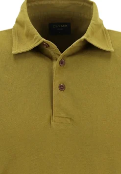 OLYMP Polo Casual, modern fit polo, olijfgroen