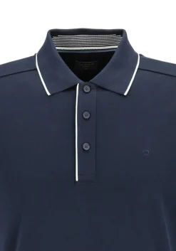 OLYMP Polo Casual, modern fit polo, marine blauw