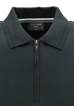 OLYMP Polo Casual, modern fit polo, grijs