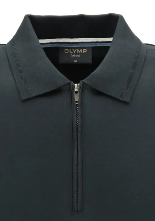 OLYMP Polo Casual, modern fit polo, grijs