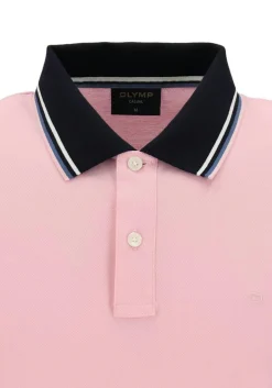 OLYMP Polo Casual, modern fit polo, roze
