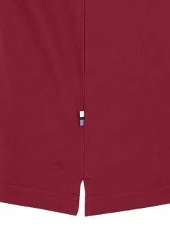 OLYMP Polo Casual, modern fit polo, donkerrood