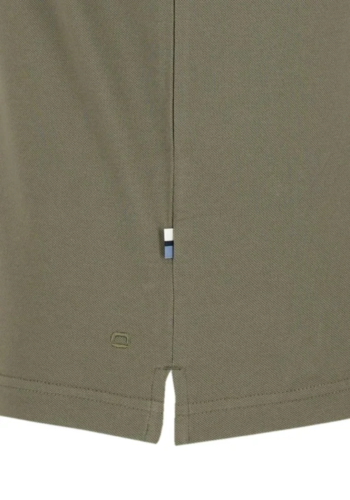 OLYMP Polo Casual, modern fit polo, olijfgroen