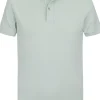 Profuomo slim fit heren polo, mintgroen
