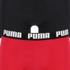 Puma Basic Boxer heren (2-pack), rood en zwart