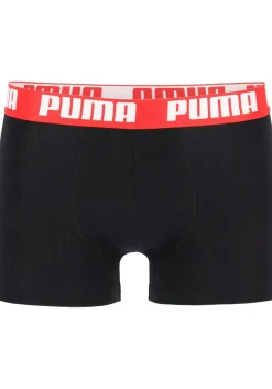 Puma Basic Boxer heren (2-pack), rood en zwart